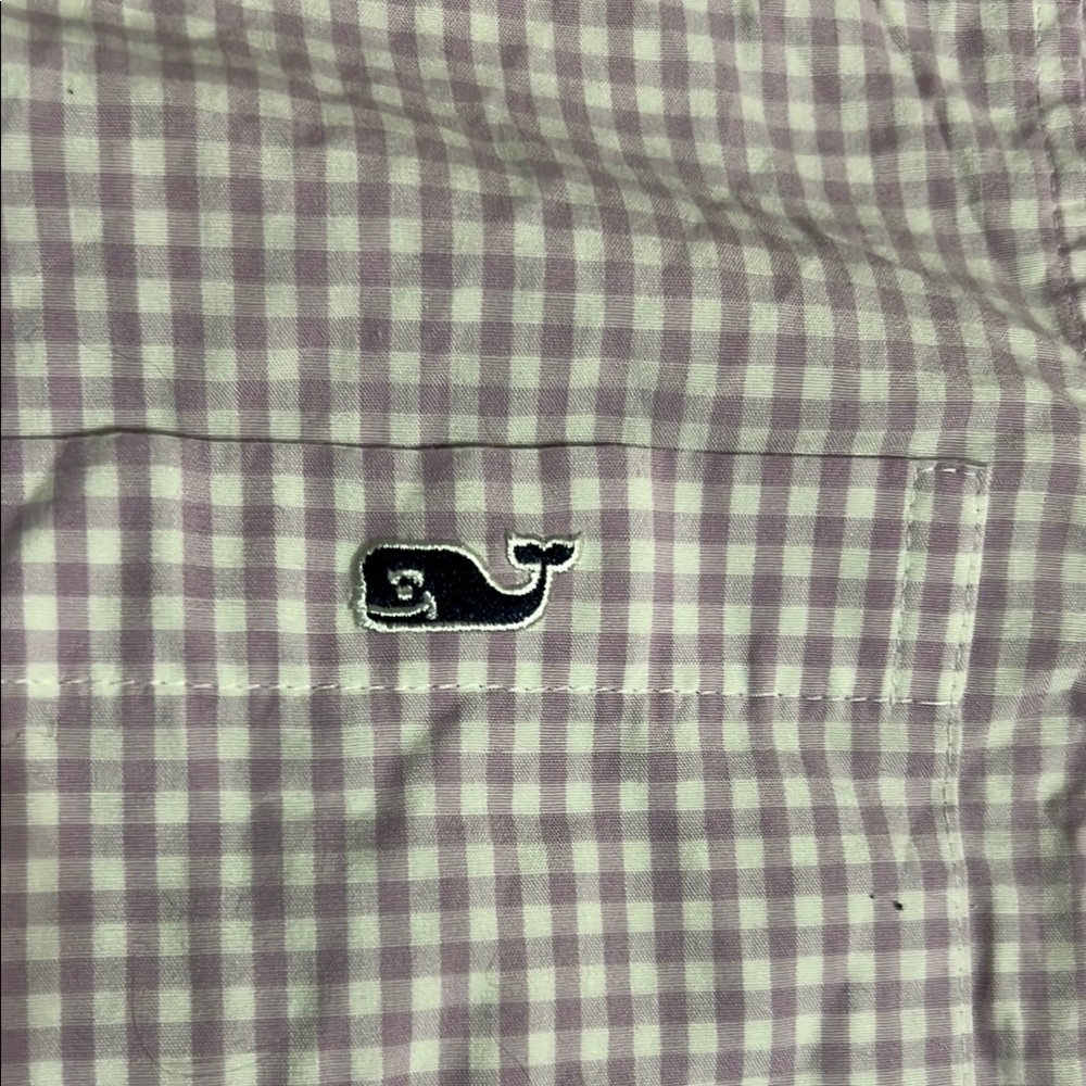 Vineyard Vines Purple Casual Button Down Shirt - Picture 3 of 6